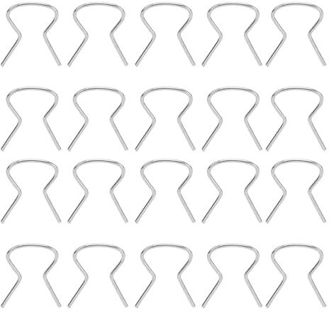 Dörr- Och Fönsterhandtagsfäste, Vevhållare, 20 St Fönsterhandtagshållare 4138439 Dörrfönstervevhandtag Metallklämmor