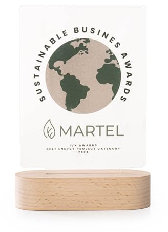 Wanapix | Trophée Personnalisable avec Nom et Photo | Trophée Méthacrylate Impression en Couleur | Base en Bois Naturel | 100% Personnalisé