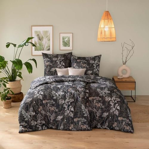 ESTELLA Mako Interlock Jersey Bettwäsche Achillea Nachtblau