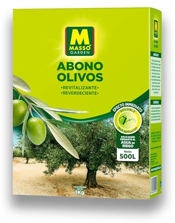 Abono Olivos Granulado Soluble de 1Kg con Efecto Inmediato Revitalizante y Reverdeciente MUY EFICAZ | Fertilizante con Nitrógeno, Potasio y Boro | Apto para Riego en Suelo y Maceta | Nexum Market