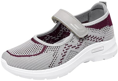 Générique Basket Femme sans Lacets Confortable, Basket Femme Marche Orthopédique, Chaussure Slip on Tendance, Chaussure Sport Respirantes, Sneaker De Marche À Plateforme, Sneaker Quotidien Polyvalent