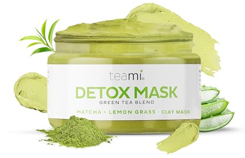 Teami Detox Face Mask for Hydraiting,Stick Mask Alternative Moisturizing & Purifying, Blackhead Remover Green Tea Mask Cleanse Mask reduces Acne & oil, Pore Minimizer Clay Mask for All Skin Types