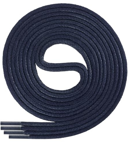 Di Ficchiano, lacci cerati premium, lacci rotondi per scarpe eleganti e scarpe in pelle, diametro 2-3 mm, lunghezza 45-120 cm, resistenti agli strappi