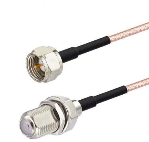 DVB-T2 ATSC Digital TV HDTV Antenna RG316 Cable F Type Male to Female Cable 10 feet USA Shipping