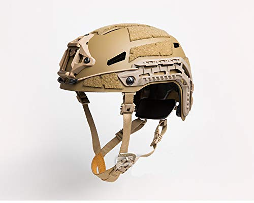 FMA Casque Tactique d'Extérieur pour Airsoft Caiman Balistique - TB1307 - Équipement de Protection (DE) pour Adultes Unisexes - Casque de Sport
