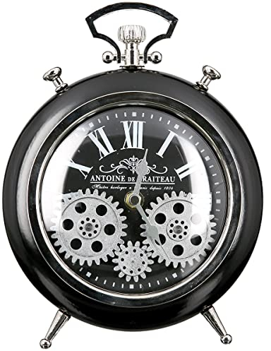 Casablanca - Uhr, Wecker - Transmission - Metall - schwarz/Silber - Höhe 25 cm
