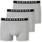 Schiesser Herren 3 PACK Boxershorts Bio Baumwolle Multipack - 95/5 Organic, grau-mel._173983, 4/ S