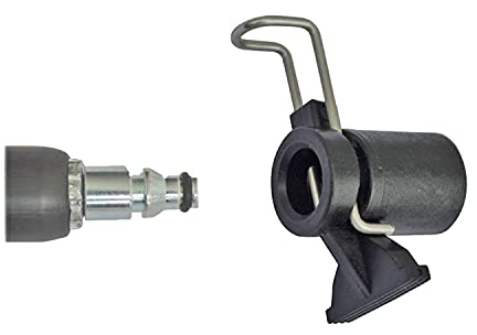 M&M Smartek Adaptador de alta presión para manguera/convertidor para limpiadores de alta presión compatible con/como Kärcher, Black & Decker, Nilfisk, Stihl G1/4 o con M22 IG (opción D para Nilfisk)