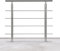 Lospitch - Corrimano in acciaio inox, ringhiera per balcone, parapetto e scale con/senza traverse (80 cm, 4 barre trasversali)