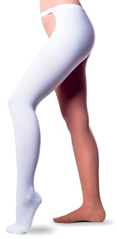 Linphelle Calza Monocollant Antitrombo Medicale a Compressione Graduata, Gamba Sinistra, Calze Elastiche Antiembolismo per Degenza, Taglia 6