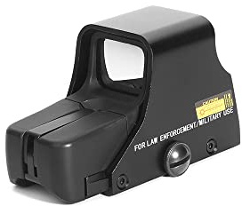 551 Holographic Sight Red Green Point/Dot Sight Scope, 10 Levels Brightness, Fits Any 20mm Rail