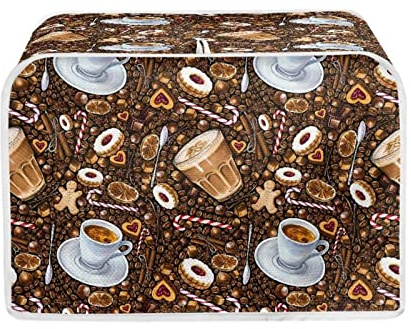 Talayituse Coffee Toaster Cover 4 Slice Wide Slot, Lightweight, Dust Protection, Washable Appliance Bag