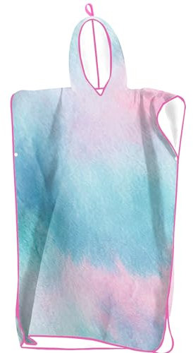 QKTYB Surf Poncho Herren Damen, Umziehhilfe Strand Erwachsene Mikrofaser Ultraleicht und Schnelltrocknend Badeponcho Handtuch Poncho Umziehponcho für Schwimmen Strand