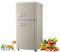 BINMIT 3.5 Cu. Mini Fridge with Freezer, Double Door, 7 Temperature Settings, Retro Cream