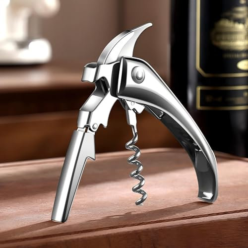 VANYI Wine Opener -Professional Corkscrew Wine Opener with Foil Cutter & Cap Remover， Manual Wine Key for Waiters, Bartenders & Home Use，Gift for Wine Lovers，the unicorn beetle looks