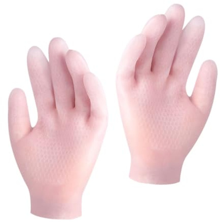 BIUDECO Guantes Hidratantes Elásticos Reparadores para Manos Secas y Agrietadas Cubre Manos Suaves y Duraderos para Cuidado Doméstico