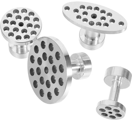 Parliky 4pcs Aluminum Alloy Kit with Slide Hammer Attachments Lightweight Auto Body Tools for Paintless Dent Removal Puller Tabs for Hail Damage Repair and Vehicle Restoration