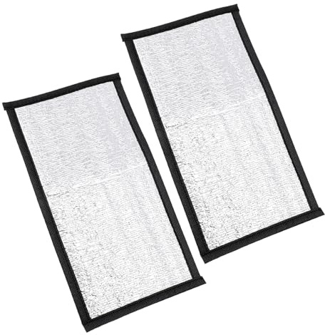 NESTINGHO Heat Mat Flexible Installation Reptile Heating Pads and Efficient Heat Distribution 2pcs with Reflective Insulation Technology for Pet Reptile Habitat under Tank Terrarium