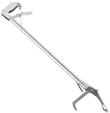 MagiDeal Snake Catcher Reptile Grabber Crotales Grabber Fish Catcher Pinces à Fruits de mer Pliables en Acier Inoxydable Pince à Serpent Outil, 75CM