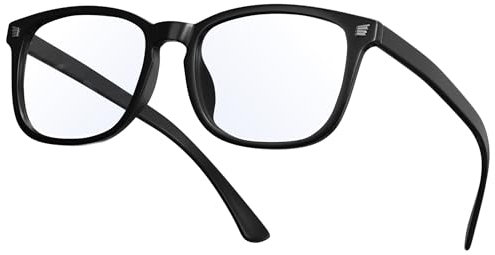 Gaoye Blue Light Blocking Glasses - Fashion Square Fake Eyeglasses, Anti UV Ray Computer Gaming Glasses, Blue Blockers Glasses for Women/Men