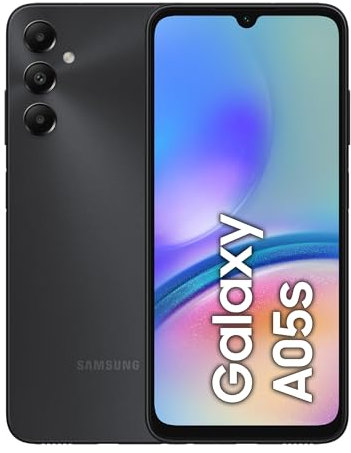 Samsung Galaxy A05s, Factory Unlocked Android Smartphone, 13MP Front Camera, Fast Charging, 64GB, Black, (UK Version) (Renewed)