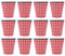 Nikou Lot de 12 gobelets en mélamine pour Le Lait, Le café, Le thé, Les Boissons, pour la Maison, Le Restaurant, l'école ou Le Bureau
