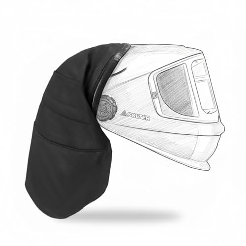 SOLTER Cubre-Cabeza WELDTEX Adapt R-30 Flip-UP – Accesorio para Pantalla de Soldadura Flip-Up R-30 – Protección Ligera y Cómoda contra Chispas