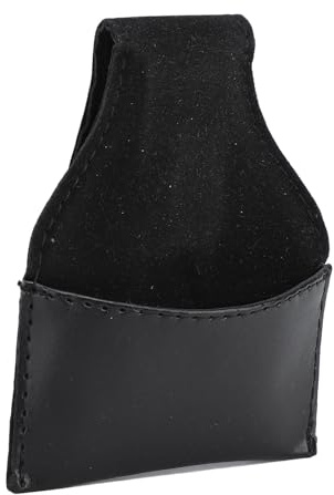 EIMSOAH Borsa Porta Gesso per Stecca da Biliardo Nera in Pelle PU di Alta qualità, Comodo Strumento di Pulizia per gli Appassionati di Stecche
