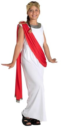 Ciao- Puella Roma Antica costume travestimento bambina (Taglia 5-7 anni)