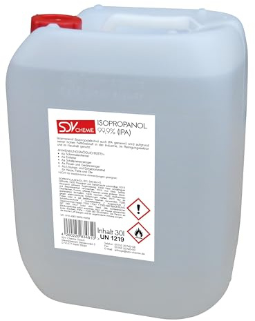 SDV Chemie Isopropanol Isopropylalkohol IPA 2-Propanol 99,9% 1x 30 Liter 30L Cleaner
