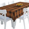 HEKO PANELS Tischdecke 140 x 200 cm Abwaschbar Tischtuch Gartentischdecke Fleckschutz Wasserabweisend Tafeldecke Kariert Braun