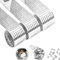 Yuaiosn 4800 Stück Spiegel Mosaik Fliesen Disco Kugel, Selbstklebende Mini Spiegel, 5x5 mm Mosaik Spiegelfliesen Aufkleber Glas für Disco Tiles DIY Handwerk Bad Küche Wohnzimmer Dekoration Wandtattoos
