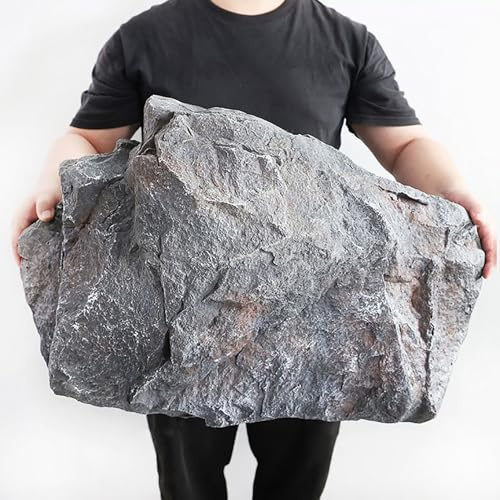 Couverture de roche artificielle extérieure pour l'aménagement paysager - Roche artificielle en mousse PU pour jardins, décorative pour couvrir les pompes de puits/fosse septique/câblage de mise à la