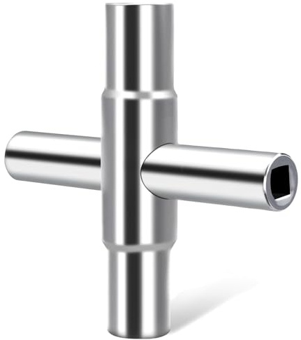 MOAZIFI Chiave quadrata, 4 chiavi quadrate, 4 misure, 6,5 mm/7 mm/8 mm/9 mm, chiave di sfiato Utilities chiavi, per cassetta elettrica, contatore acqua, scatola armadio