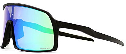 ZoliTime Occhiali da ciclismo 2019 moda nuovo sport antivento polarizzato driver occhiali da sole BMX occhiali da bicicletta montatura nera + lente verde taglia unica