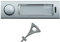 leabox Antivandalismus-Klingeltaster | Massives Alugehäuse in Silber | glasklare Abdeckung für Namensschild-Einlagen inklusive Installationsschlüssel | Maße: 75 x 23 mm – Stanzmaß: 71,3 x 19,3 mm