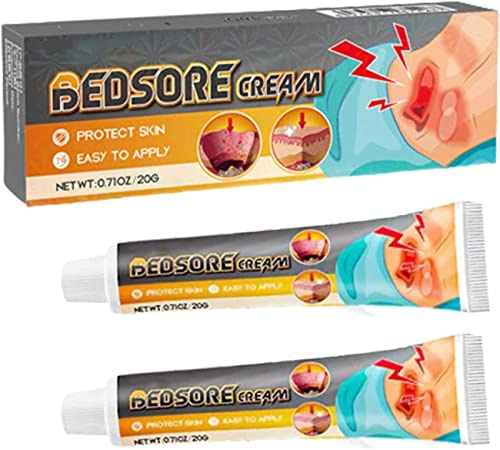2pcs Bed Sore Treatment Cream, Bedsore Ointment, Bed Sores Healing Cream, Fast-Acting Healing Cream for Bed Sores