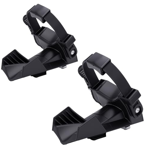 HISUEKIG Support de Roue Arrière à Vélo 2PCS, Plastique ABS, Support de Fixation de Roue à Vélo de 2,35 Pouces, Conçu pour Accueillir des Pneus jusqu'à 2,35 Pouces, Aucun Outil