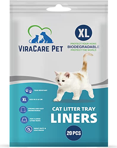 20 x Cat Litter Tray Liners X-Large, 90x45cm, Drawstrings