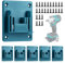 6 Piezas Soporte De Pared Fijación Taladros Eléctricos, Soporte Pared Herramientas M-Akita, Soportes Herramientas M-Akita 18 V, Soporte Herramientas Montaje En Pared, para Herramientas Eléctricas