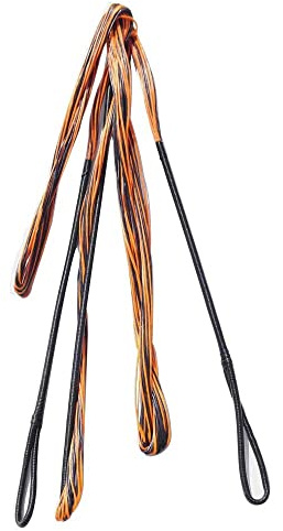 wolfman Corda per Arco in Dacron Corde per Arco Ricurvo AMO 44-70 16 Fili Ricambio per Arco Fatta a Mano Corda per Arco Ricurvo Arco Lungo Arco Tradizionale(Tipo 5: AMO 59(Effettivo 55.5))