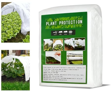 GWAEPU Wintervlies für Pflanzen Frostschutz: 3 x 10M 35g/m² Gartenvlies Wasserdurchlässig aus Atmungsaktivem für Pflanzenschutz Winter für Wetterfest Kälte Vögel Insekten