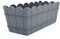 POKM Toolsmarket GmbH Balkonkasten Blumenkasten ohne Untersetzer Elba 40 cm Anthracit