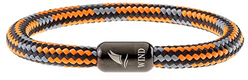 Wind Passion – Paracord Surferarmband aus Seemannsgarn, Armband geflochten für Herren und Damen | Handgemachtes Surfer Armband | Segeltau Armband, Maritim & Wasserfest