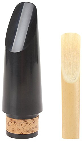 OriGlam Tragbares Bb-Klarinetten-Mundstück, Klarinetten-Mundstück-Set, Bb-Klarinetten-Mundstück mit Rohrblatt