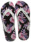 heybrid Unisex Honolulu Zehensandale, Weiss-Rosa Blumen-Muster, 38 EU