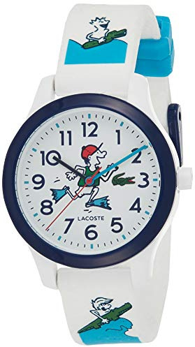 Lacoste Montre Analogique à Quartz pour Enfants avec Bracelet en Silicone Blanc - 2030029