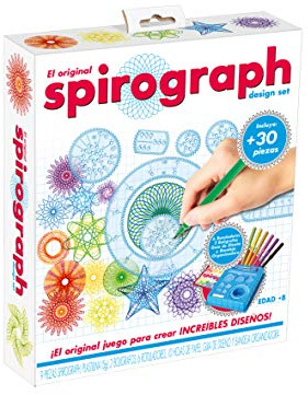 Spirograph Design Set - Spirograph Barn | Spirograph For Kids | Design Kit För Barn Från 8 År | Pyssel För Barn | Ritningssats För Barn | +30 Delar