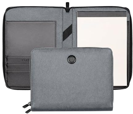 Hugo Boss Konferenzmappe Gleam A5 grau