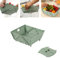 Collapsible Colander,Plastic Collapsible Storage Basket,Space Saving Drain Basket,Dishwasher Safe Sink Drainer Basket,Kitchen Colander Suitable for Fruit,Vegetables and Berries (Green)